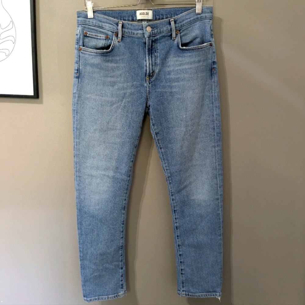 Agolde Toni Mid Rise Straight Leg Jean